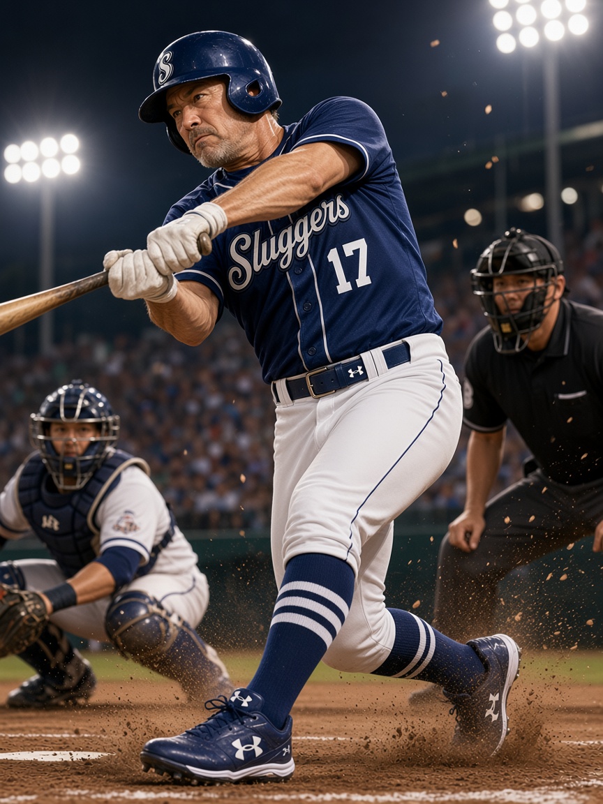 Sluggers batter